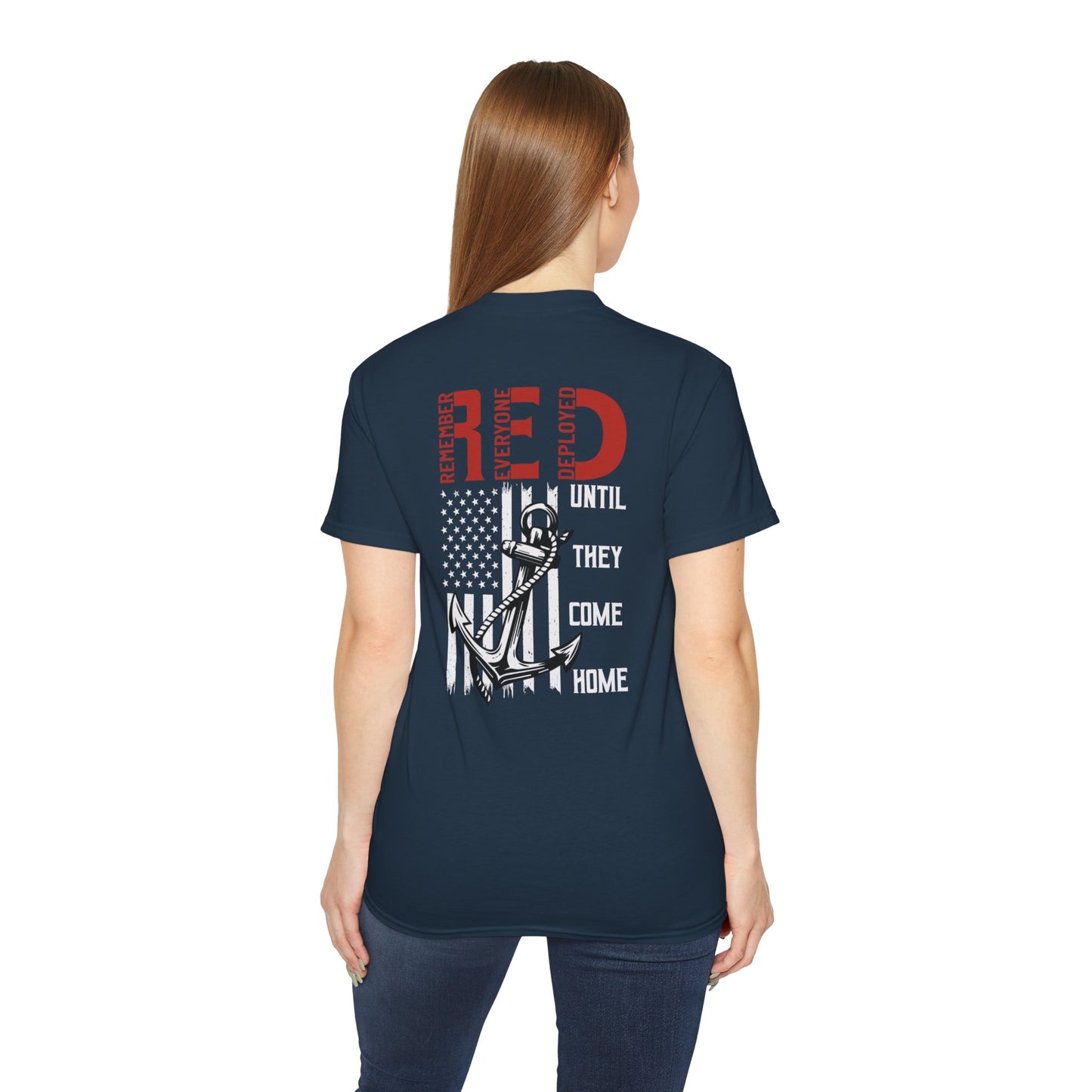 RED, Remember Everyone Deployed, Cotton/Polyester T-Shirt