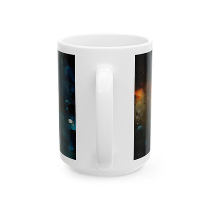 Poodle Coffee Mug — Colorful Watercolor Poodle Ceramic Mug (11oz, 15oz)