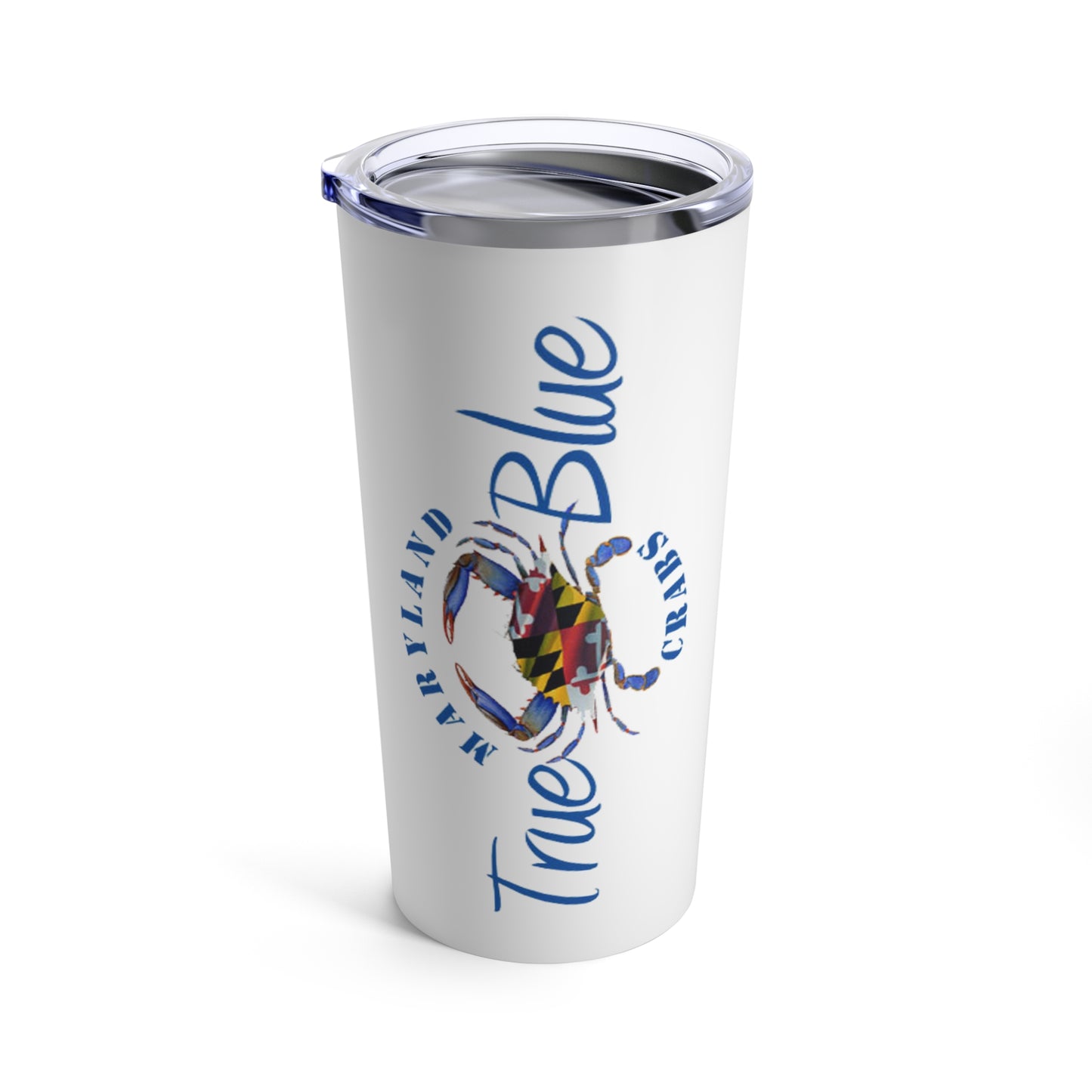 Maryland True Blue Crab, MD Blue Crab, 20oz Insulated Tumbler