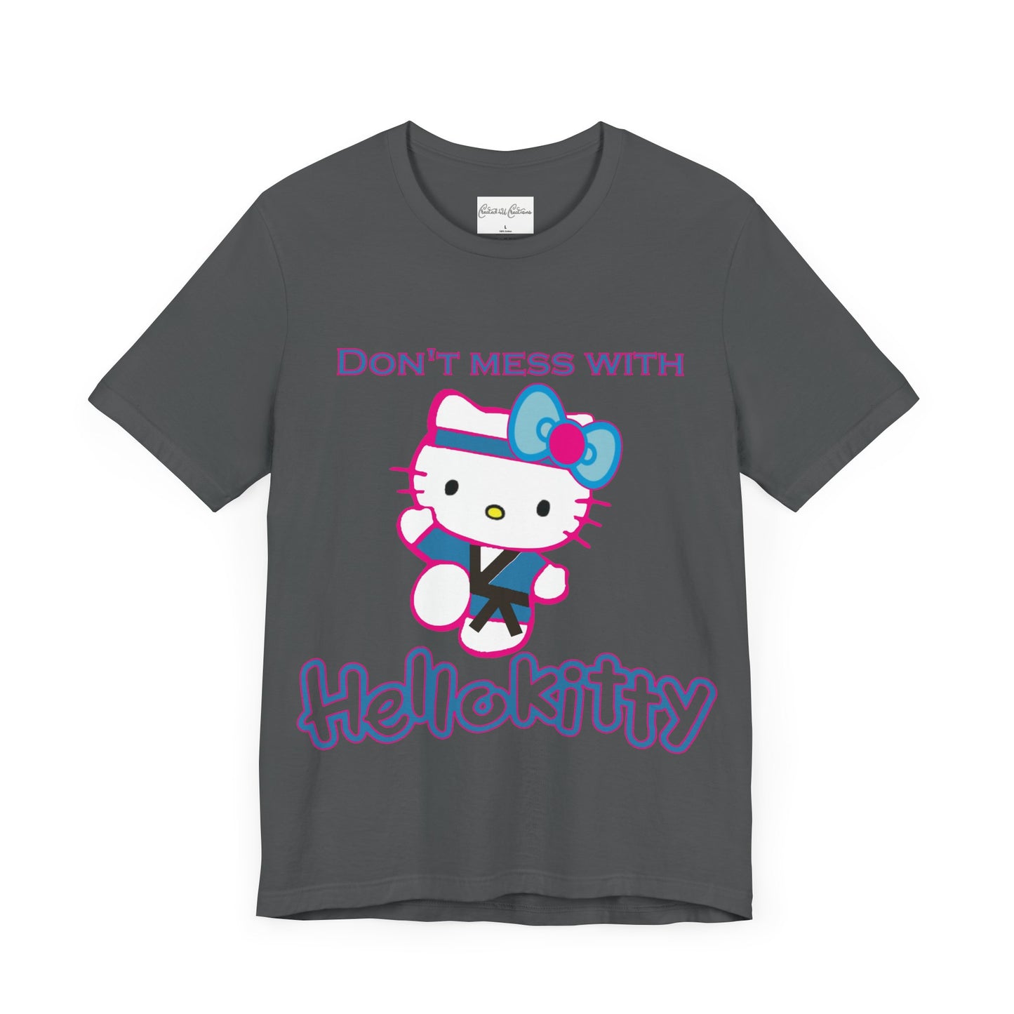 T-Shirt, Hello Kitty - Bad Ass, Unisex, Cotton/Jersey T-Shirt