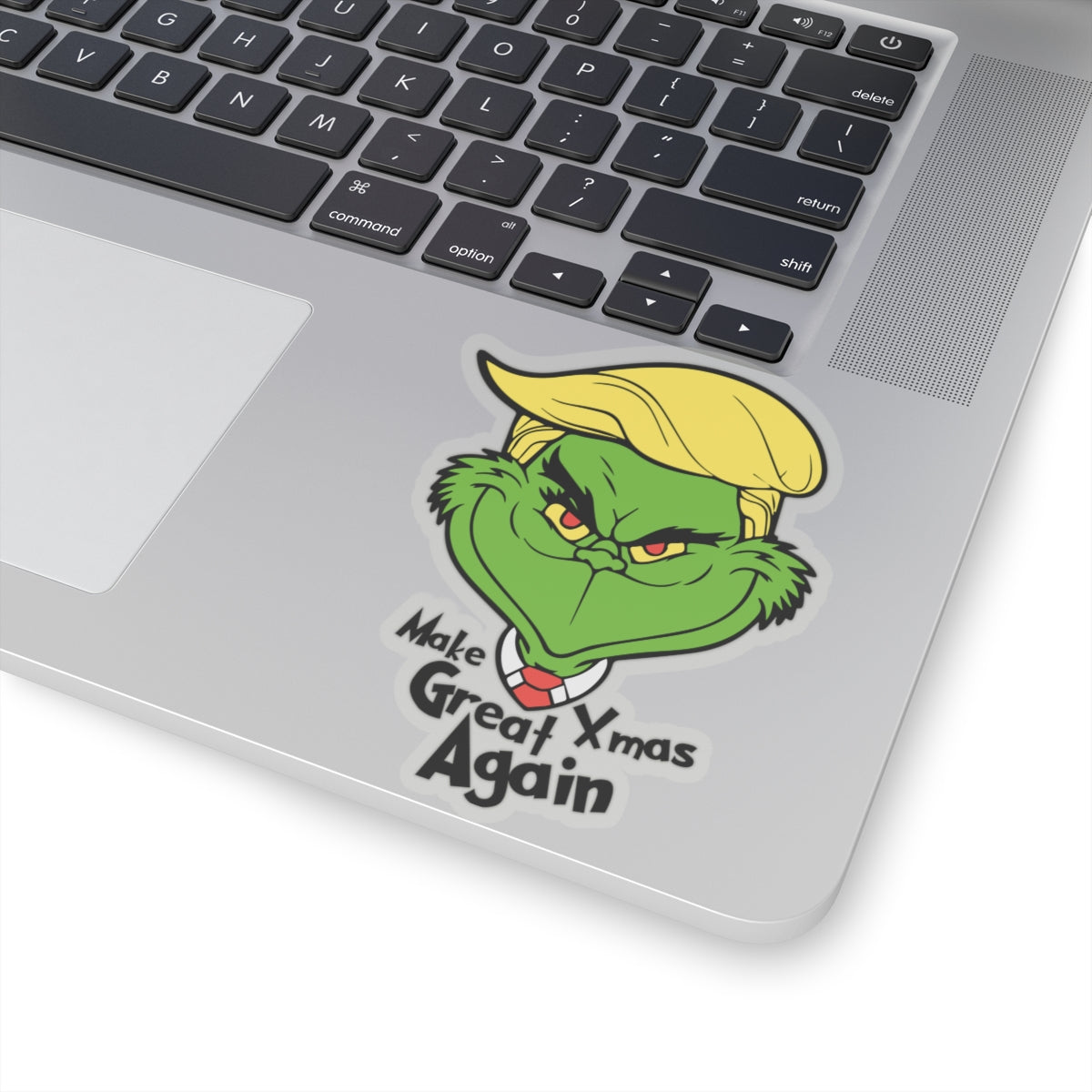 MXGA, Making X-Mas Great Again, The Grinchyrump Vinyl Decals, Kiss-Cut Stickers