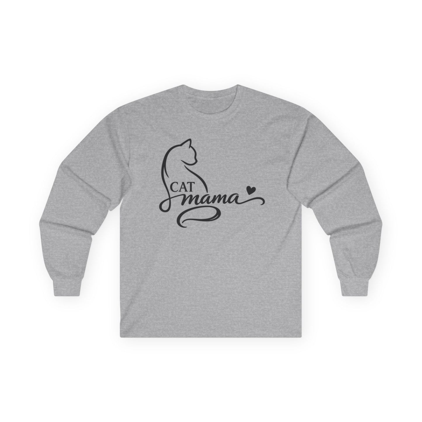 Cat Momma Long-Sleeve Tee - Kitty Cat Lover Long Sleeve Gildan Tee