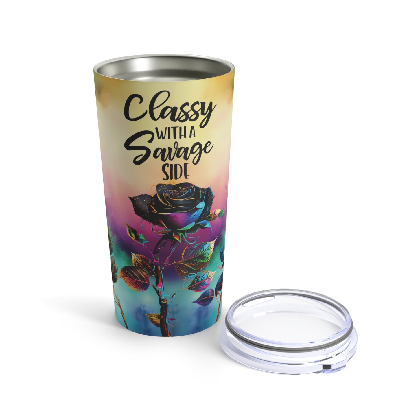 Classy with a Savage Side, 20oz Tumbler