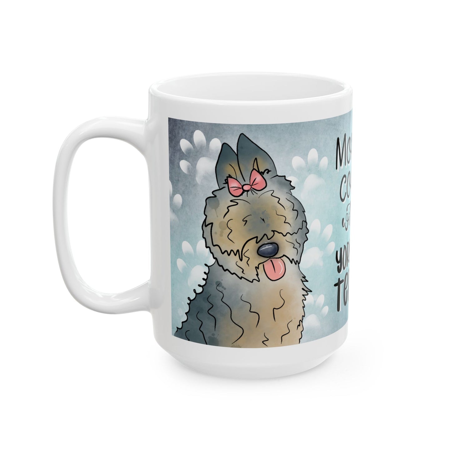 Yorkshire Terrier Morning Coffee, Ceramic Mug, 11oz, 15oz