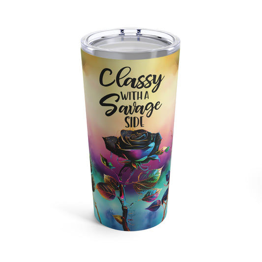 Classy with a Savage Side, 20oz Tumbler