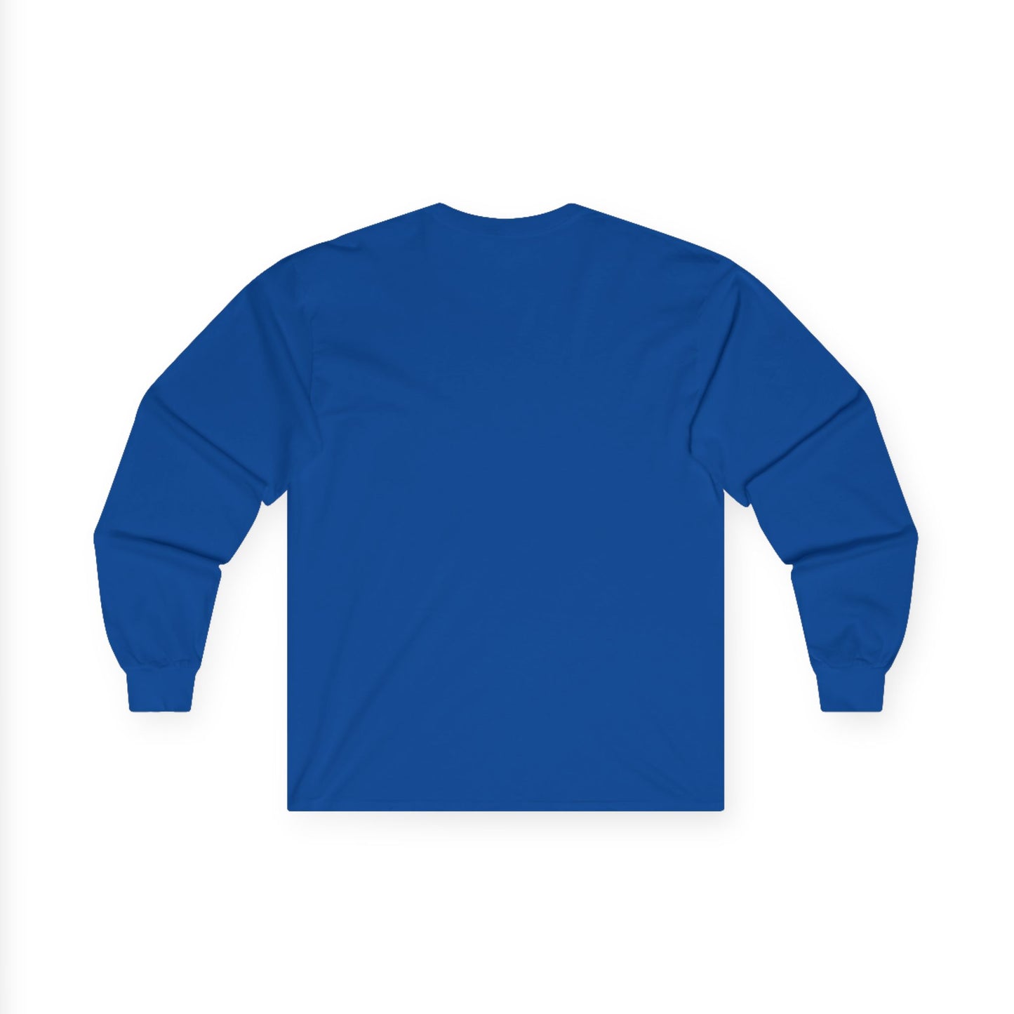 Angler American Flag — Distressed USA Lure Flag, Gildan Long Sleeve Tee