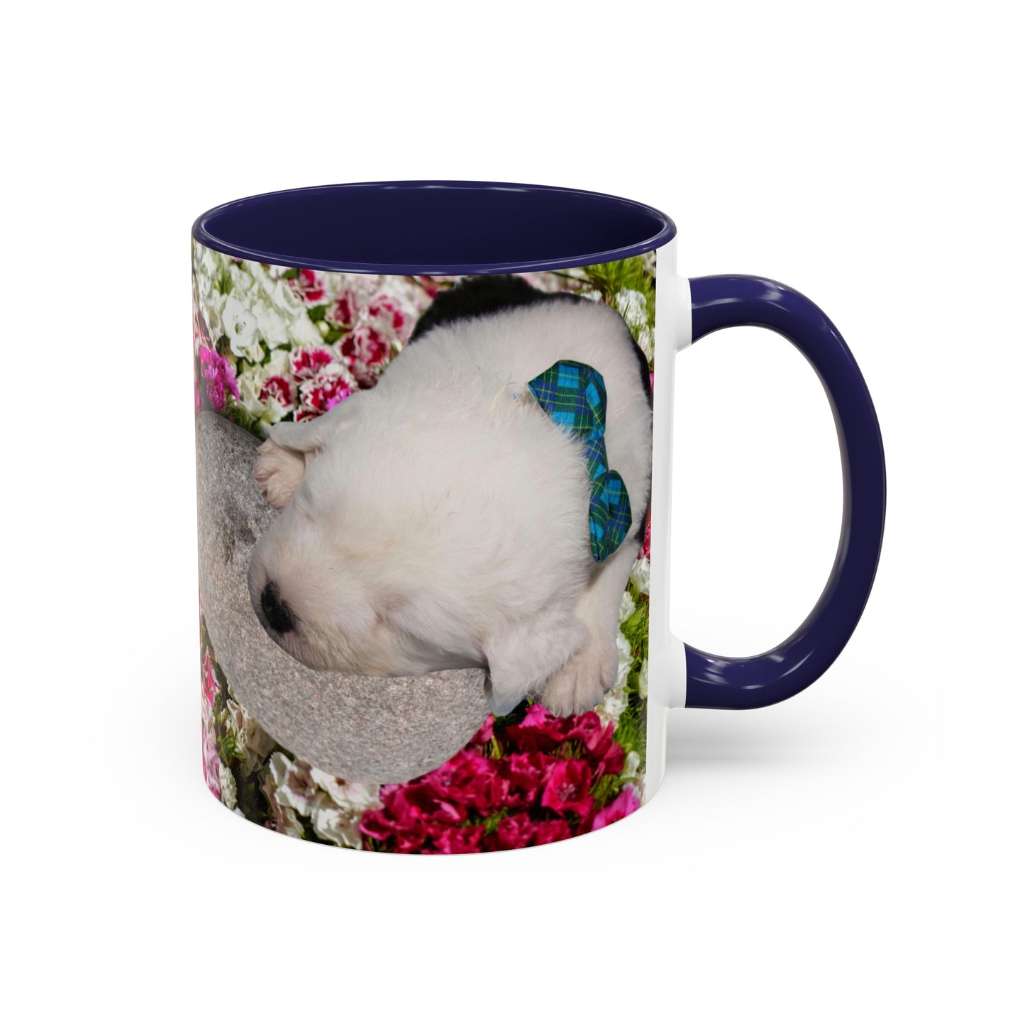 Old English Sheepdog Puppies Coffee Mug, 11oz