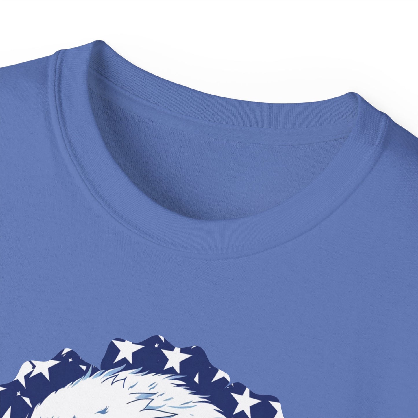 Freedom, Bald Eagle and American Flag, Cotton T-Shirt