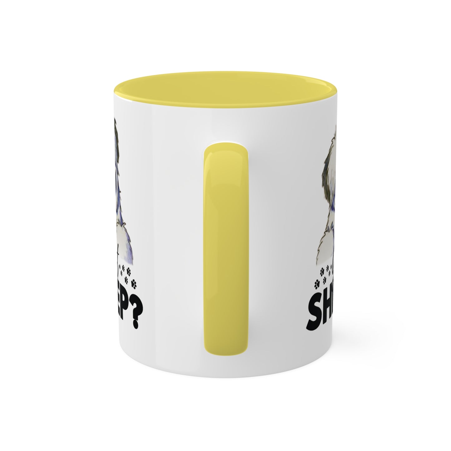 Got Sheep? Colorful Old English Sheepdog Coffee Mugs