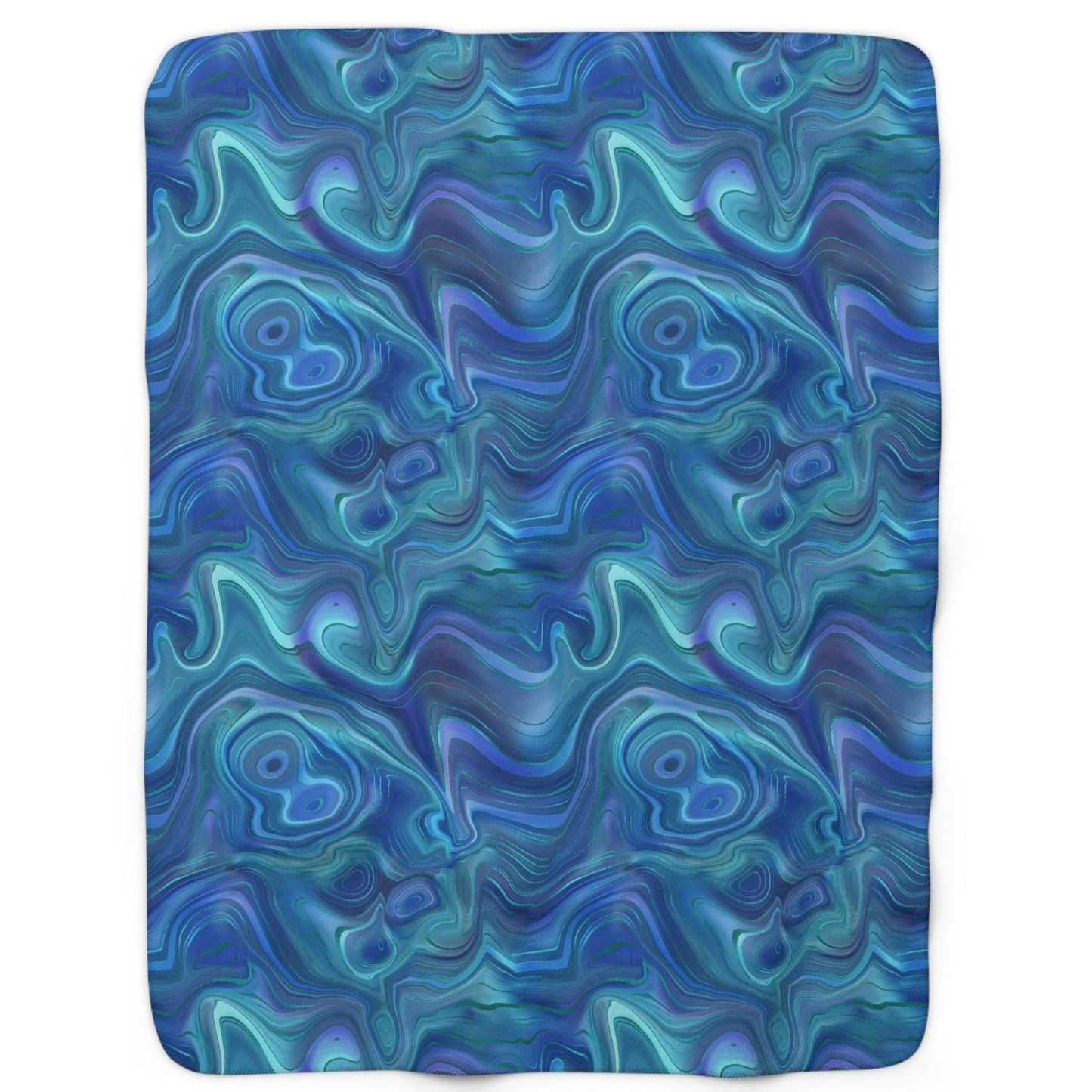 BoHo Blue Green Teal Swirl