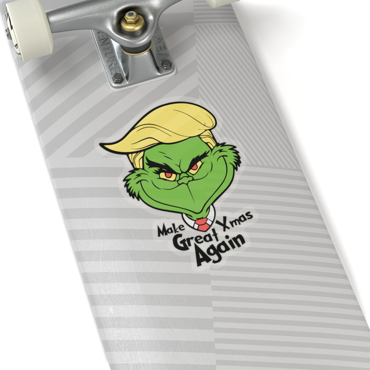 MXGA, Making X-Mas Great Again, The Grinchyrump Vinyl Decals, Kiss-Cut Stickers