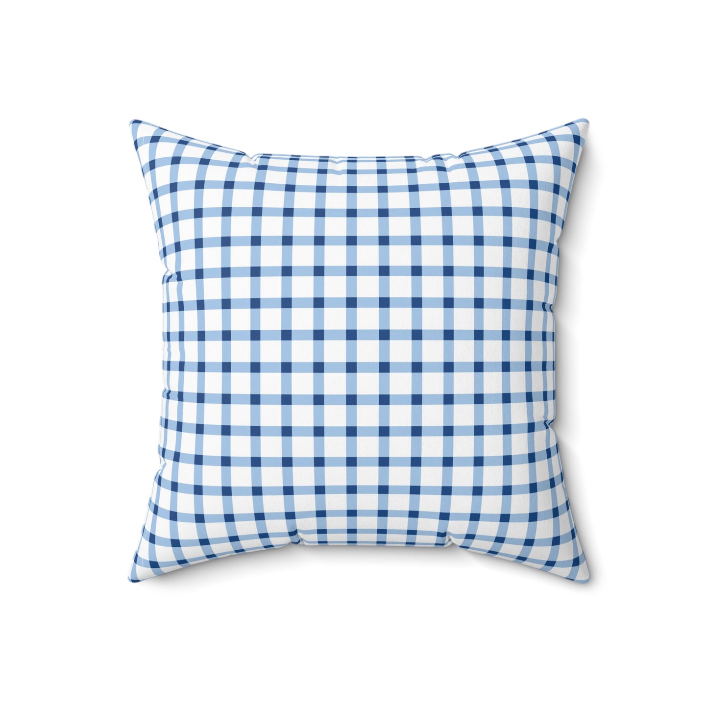 Plaid, Blue and White