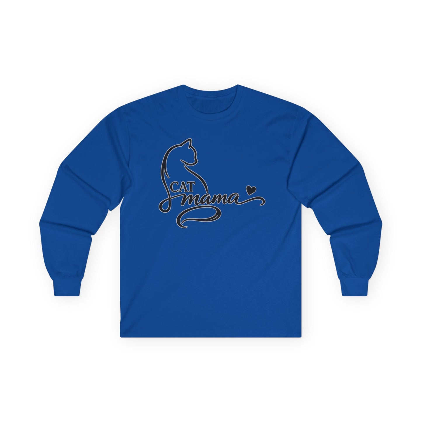 Cat Momma Long-Sleeve Tee - Kitty Cat Lover Long Sleeve Gildan Tee