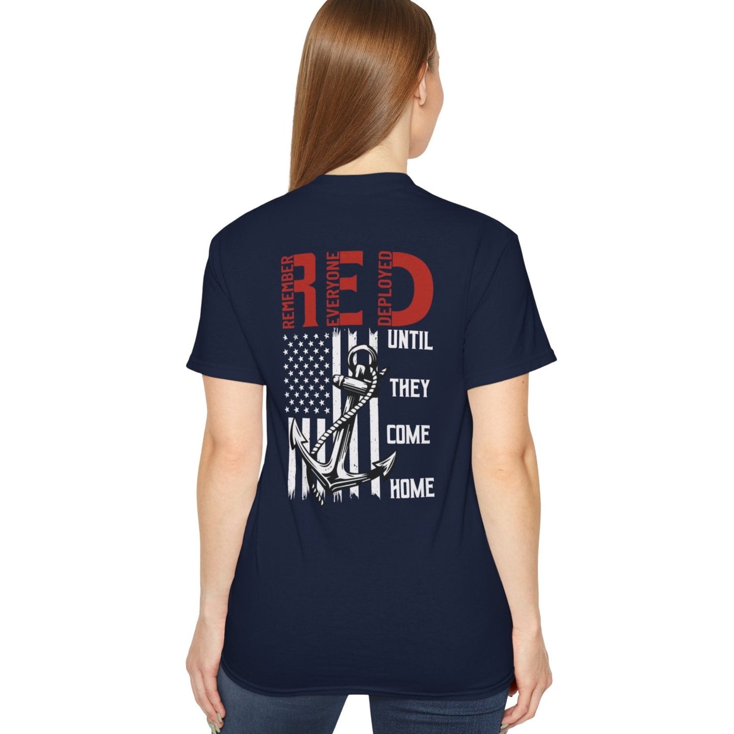 RED, Remember Everyone Deployed, Cotton/Polyester T-Shirt