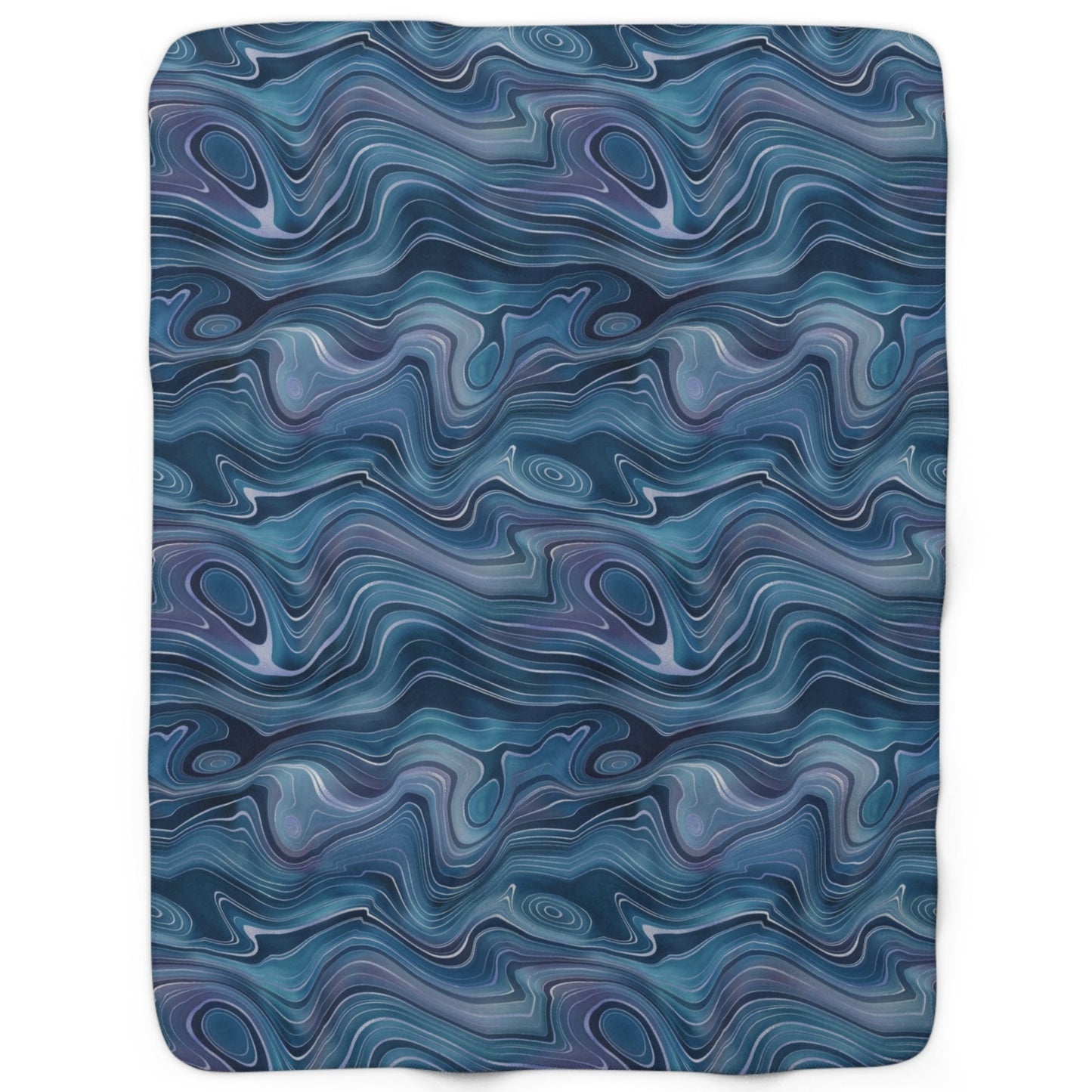 BoHo Blue Teal Lavender Swirl