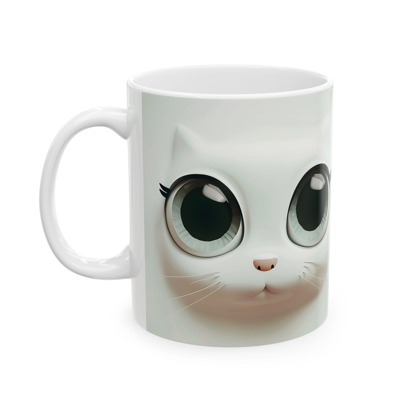 Not Me Kitty Eyes, Ceramic Mug, 11oz, 15oz