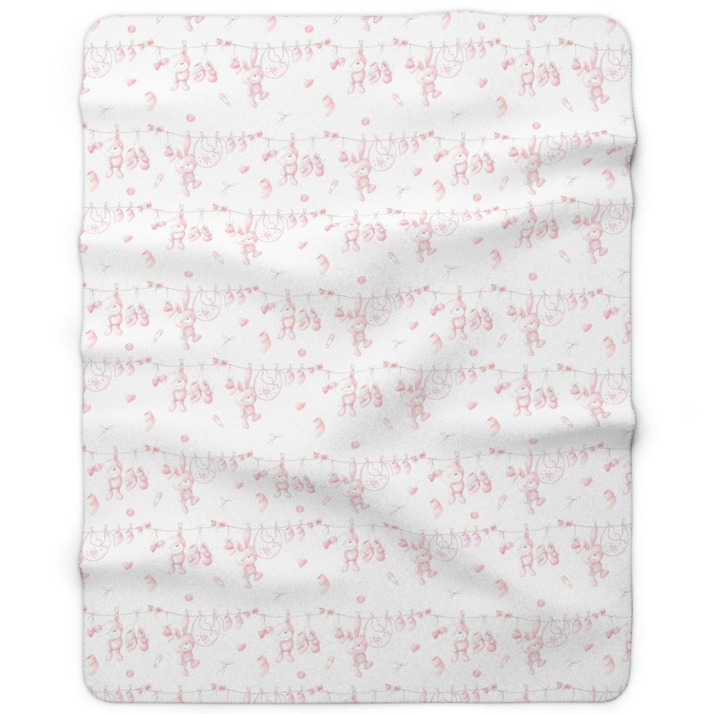 baby girls pink blanket