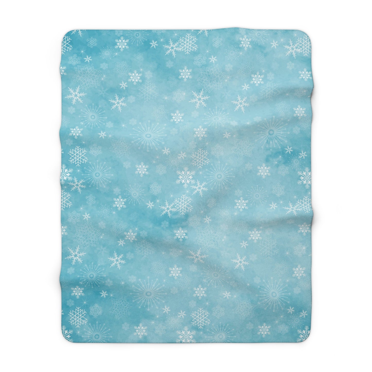 Snowflakes Light Blue Backing