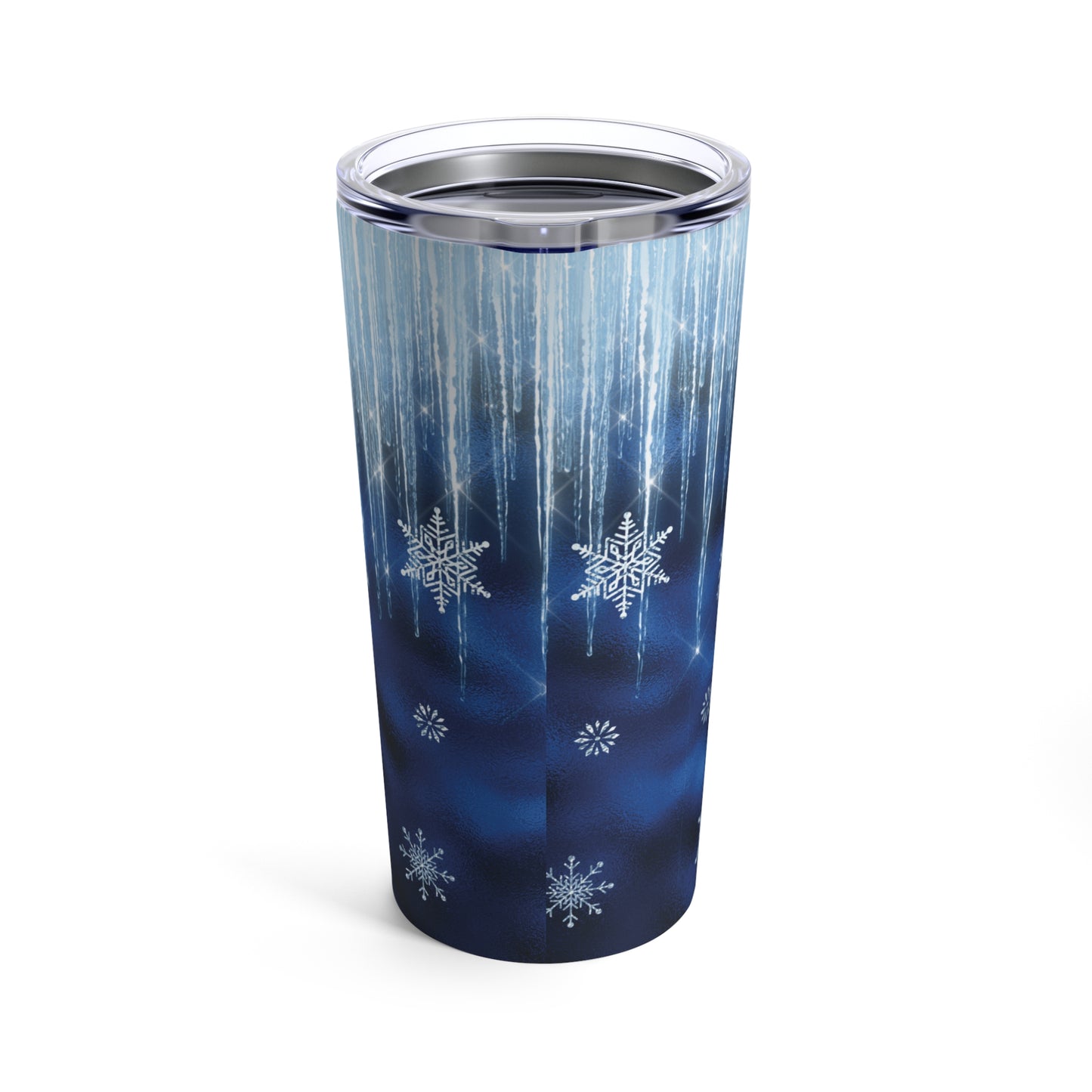 snowflake christmas tumbler