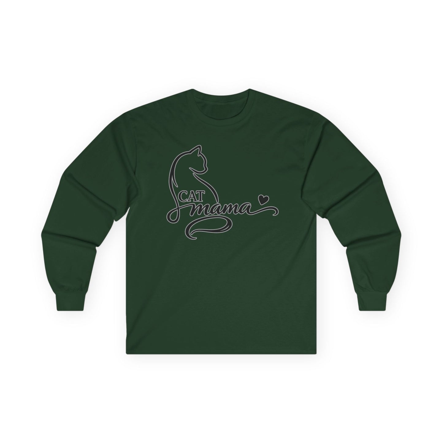 Cat Momma Long-Sleeve Tee - Kitty Cat Lover Long Sleeve Gildan Tee