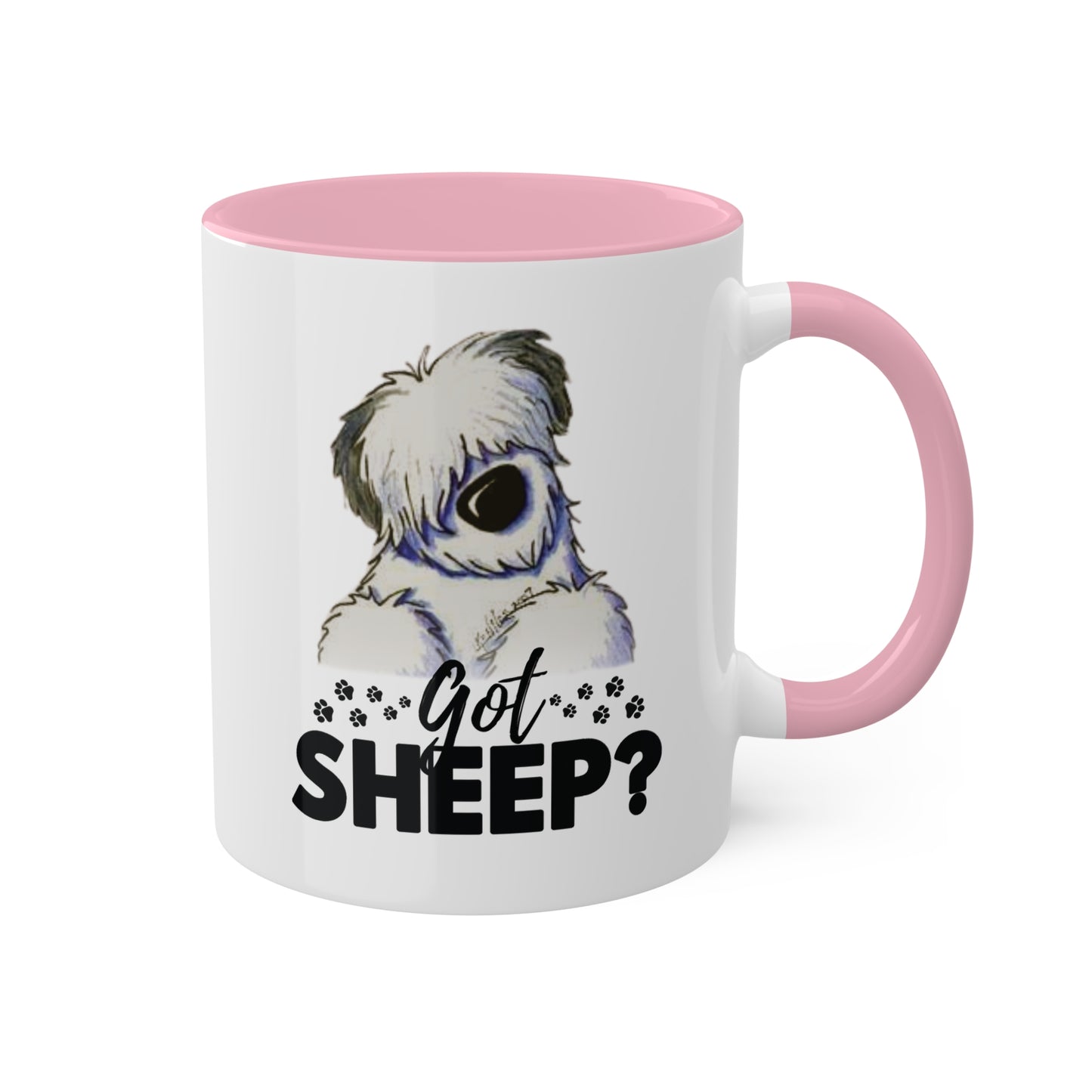 Got Sheep? Colorful Old English Sheepdog Coffee Mugs