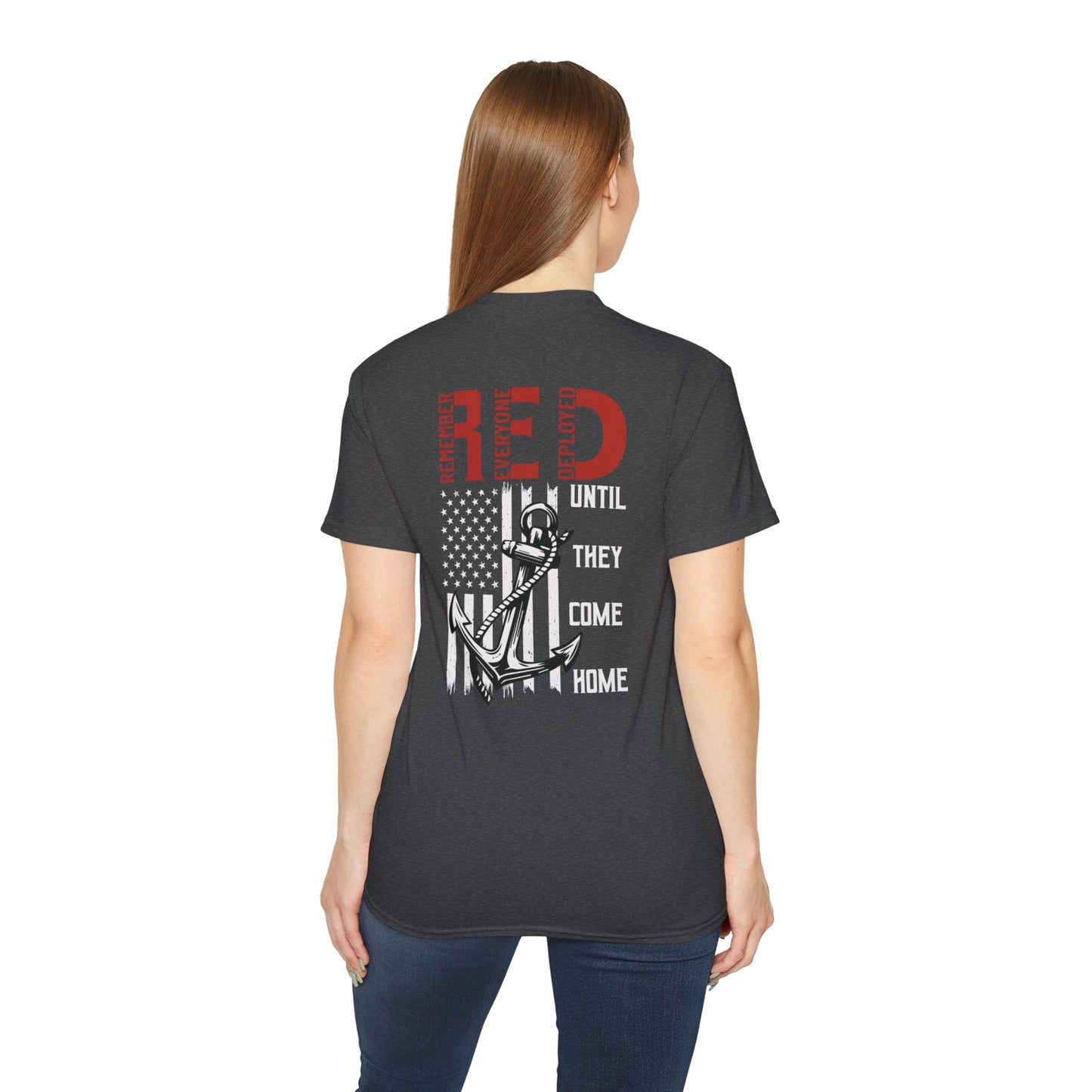 RED, Remember Everyone Deployed, Cotton/Polyester T-Shirt