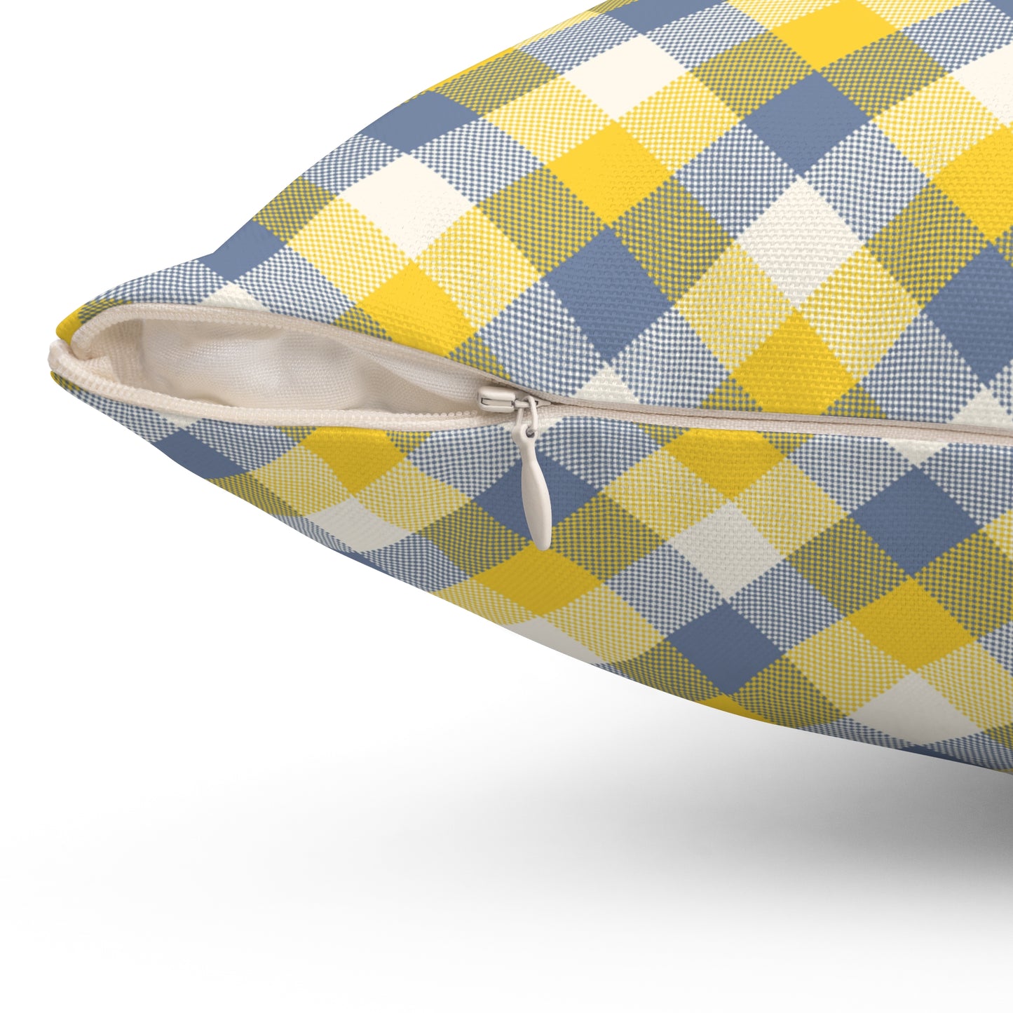 Plaid, Gray and Yellow