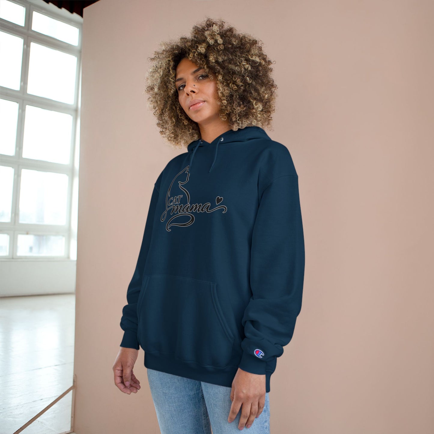 Cat Mama Hoodie - Champion Pullover