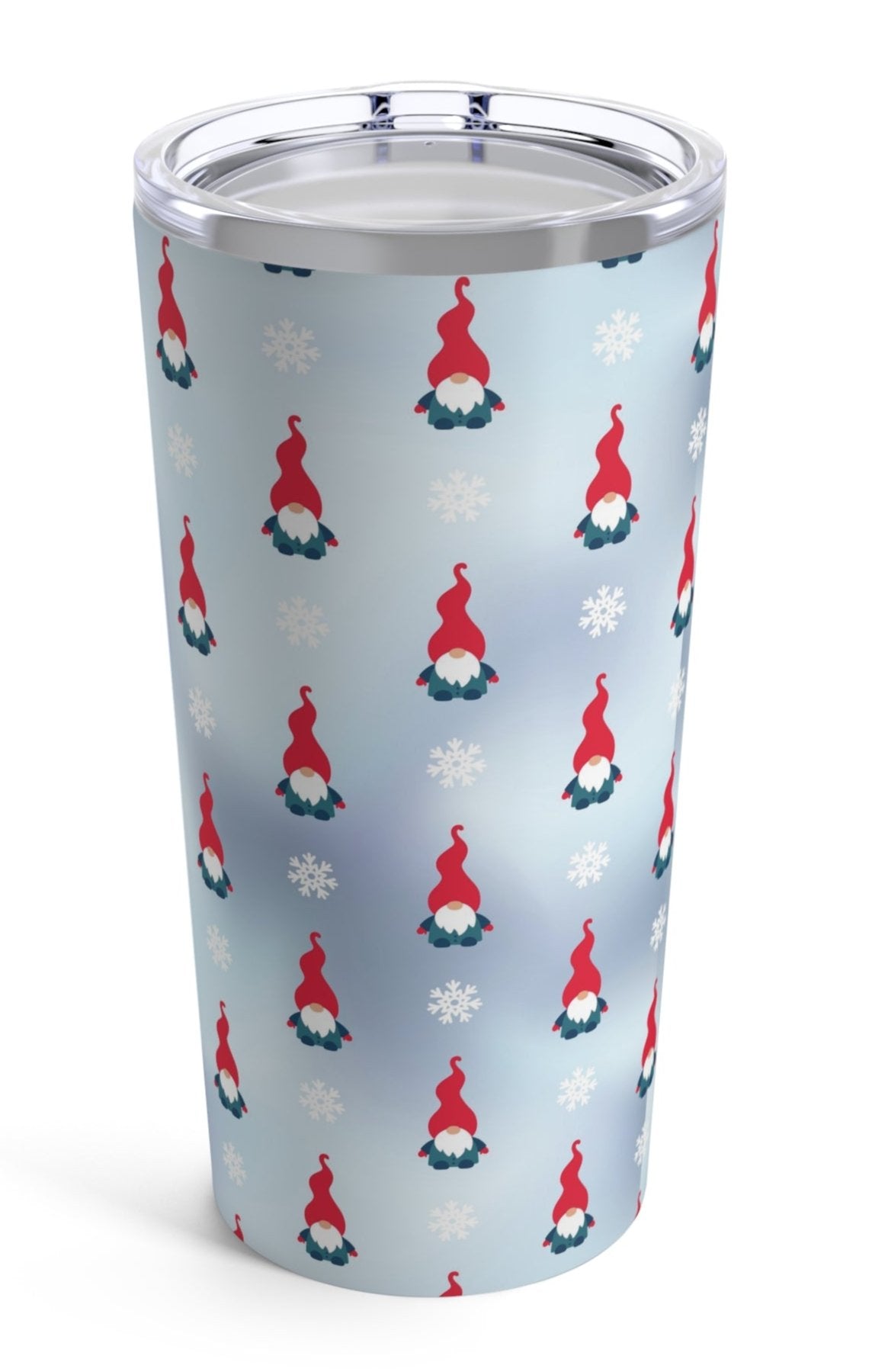 Christmas Gnome Tumbler 20oz - Fun and Cute Holiday Coffee Mug Gift