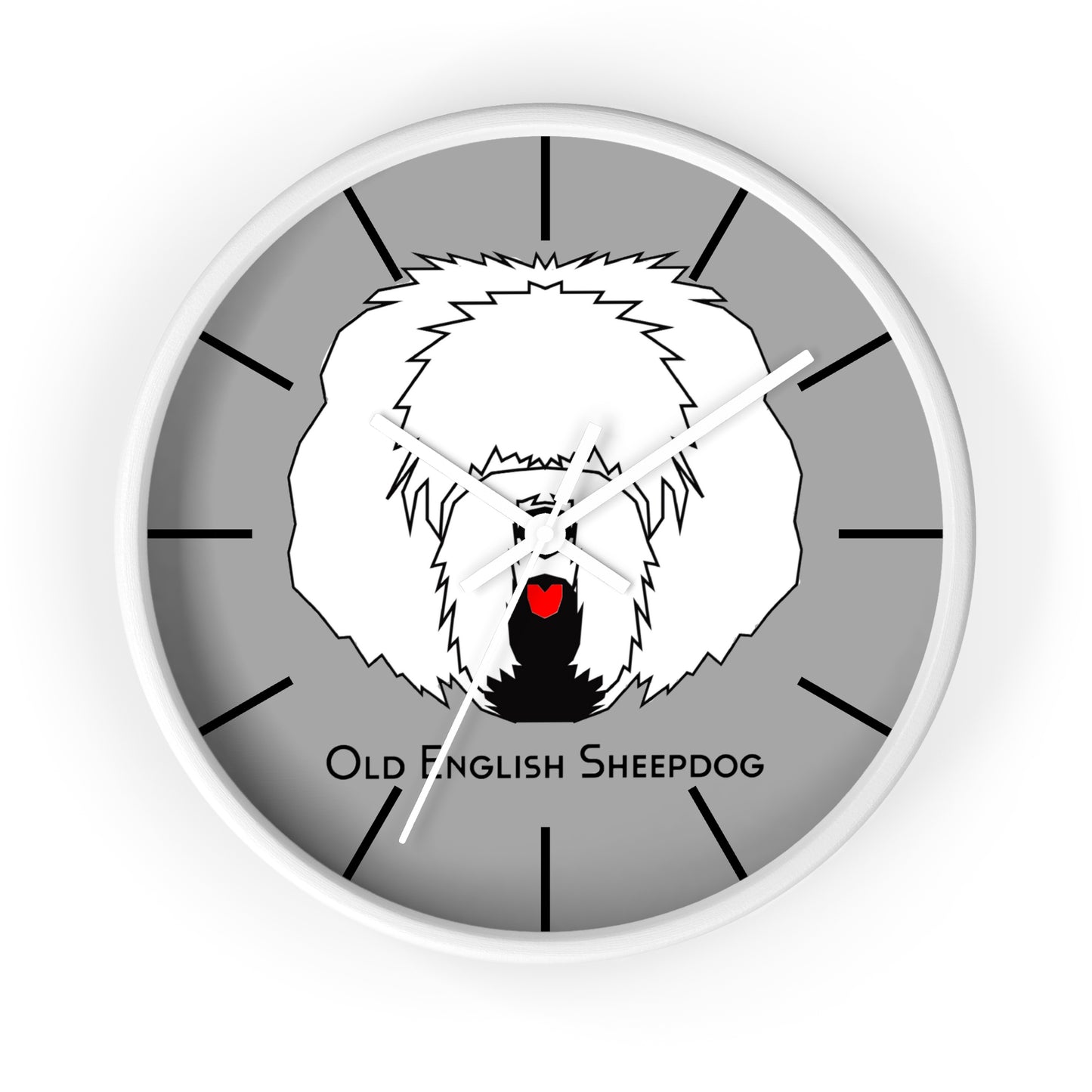 Wall clock, Old English Sheepdog