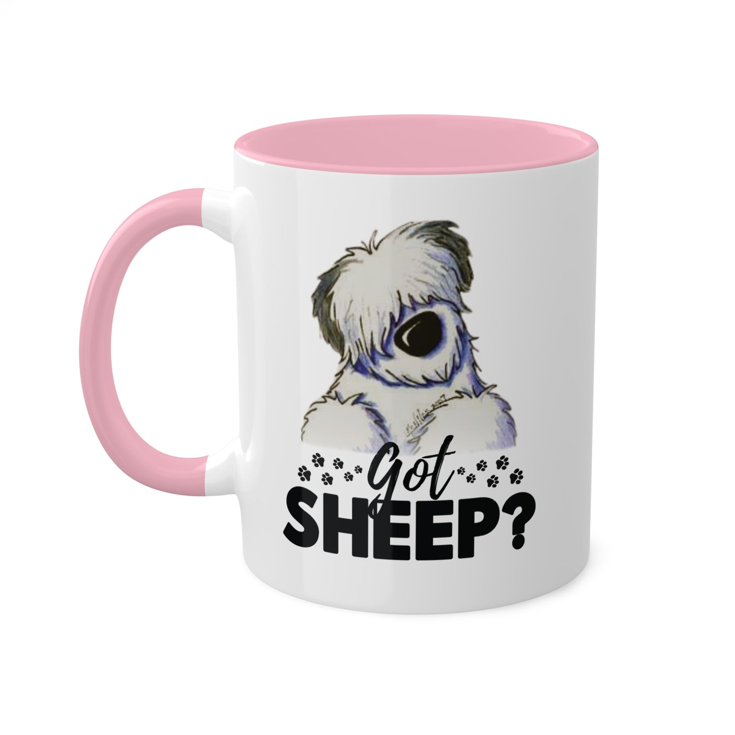 Got Sheep? Colorful Old English Sheepdog Coffee Mugs