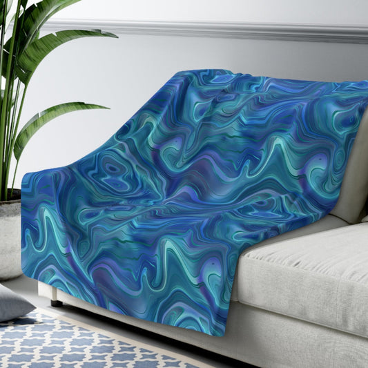 BoHo Blue Green Teal Swirl