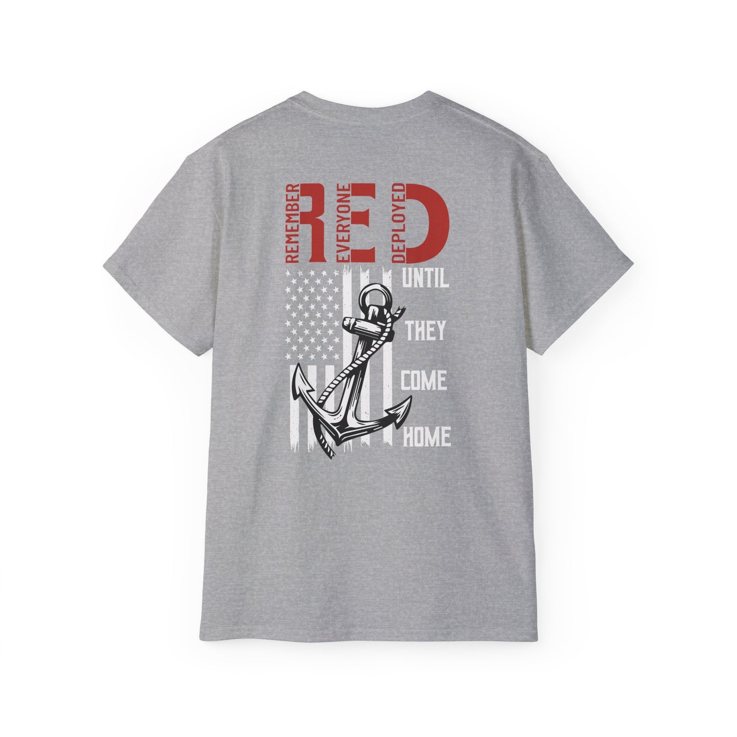 RED, Remember Everyone Deployed, Cotton/Polyester T-Shirt