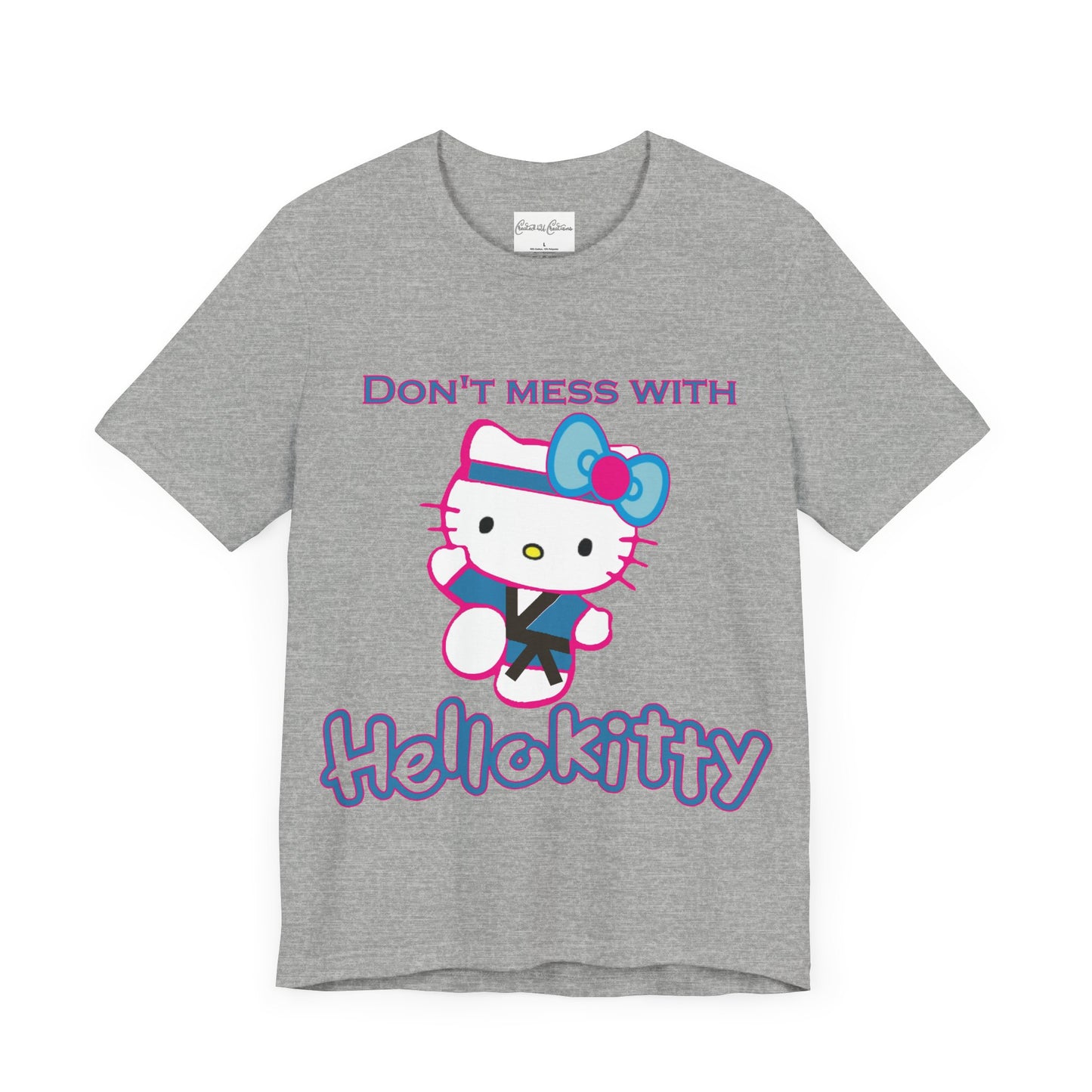 T-Shirt, Hello Kitty - Bad Ass, Unisex, Cotton/Jersey T-Shirt