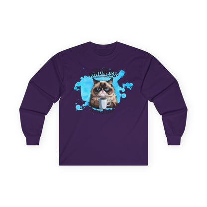 Cat Attitude Long Sleeve T-Shirt - "Today I'm Choosing Kindess But..."