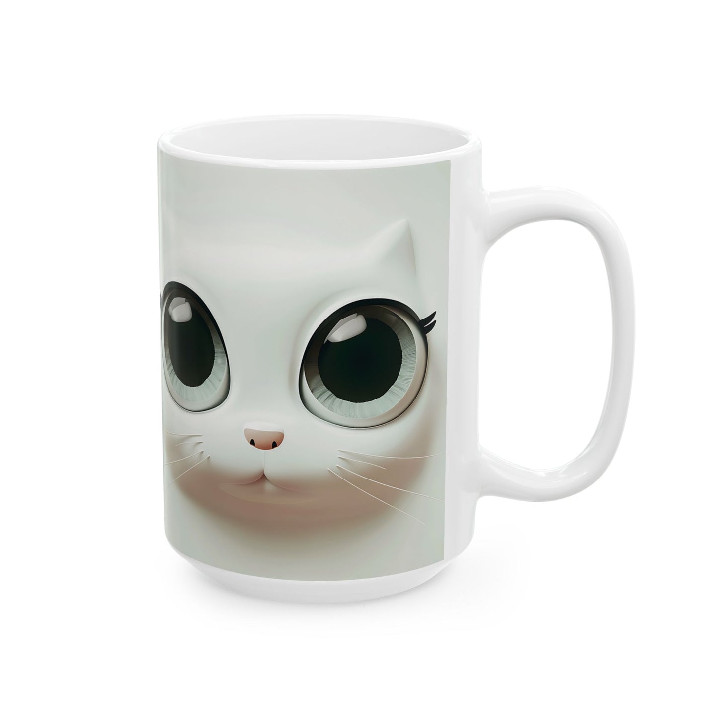 Not Me Kitty Eyes, Ceramic Mug, 11oz, 15oz