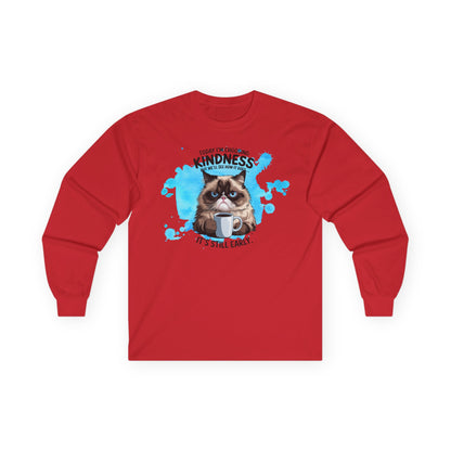 Cat Attitude Long Sleeve T-Shirt - "Today I'm Choosing Kindess But..."