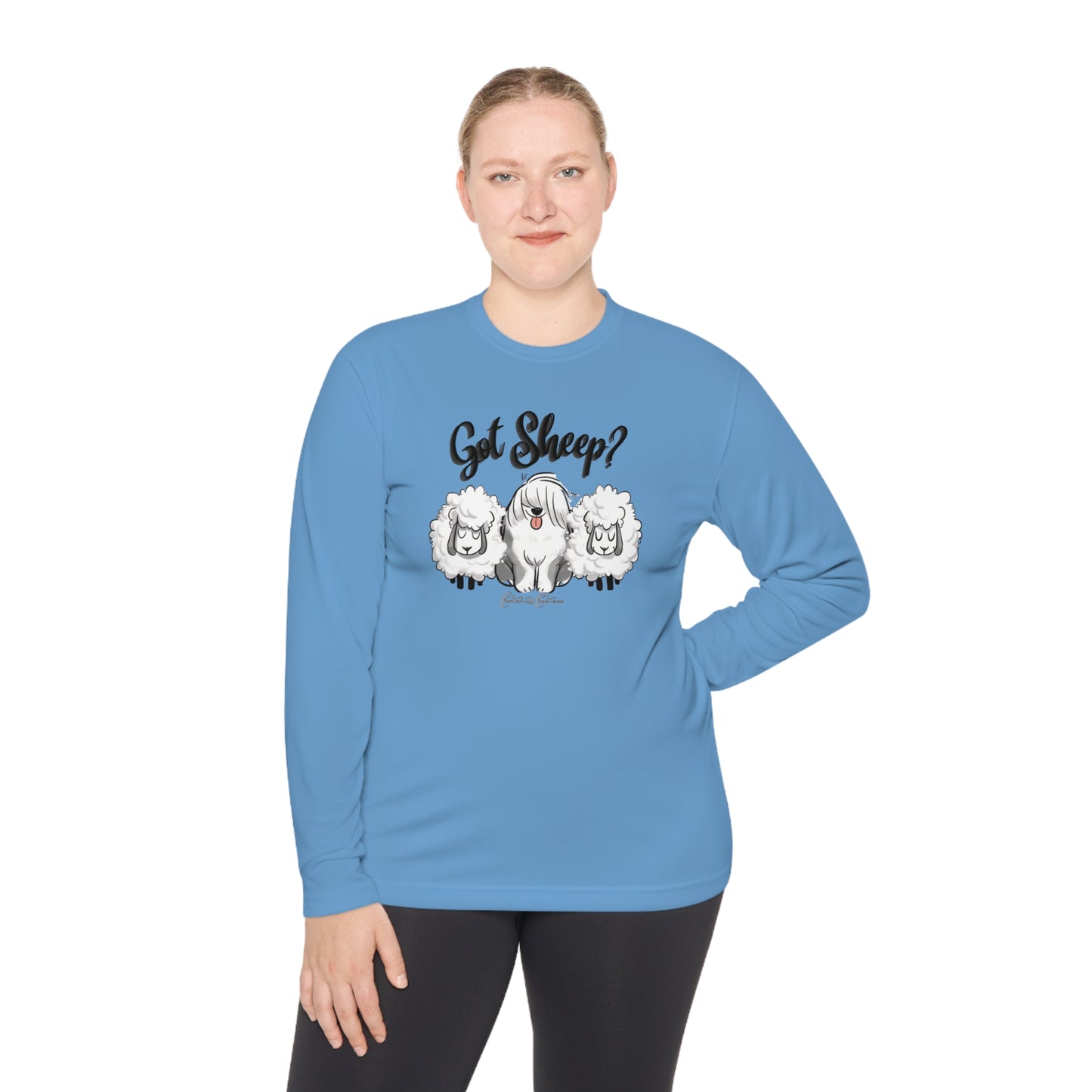 Shirt, Unisex, Old English Sheepdog, Long Sleeve Lightweight Shirt, Got Sheep Graphic, Sheepie Clothing