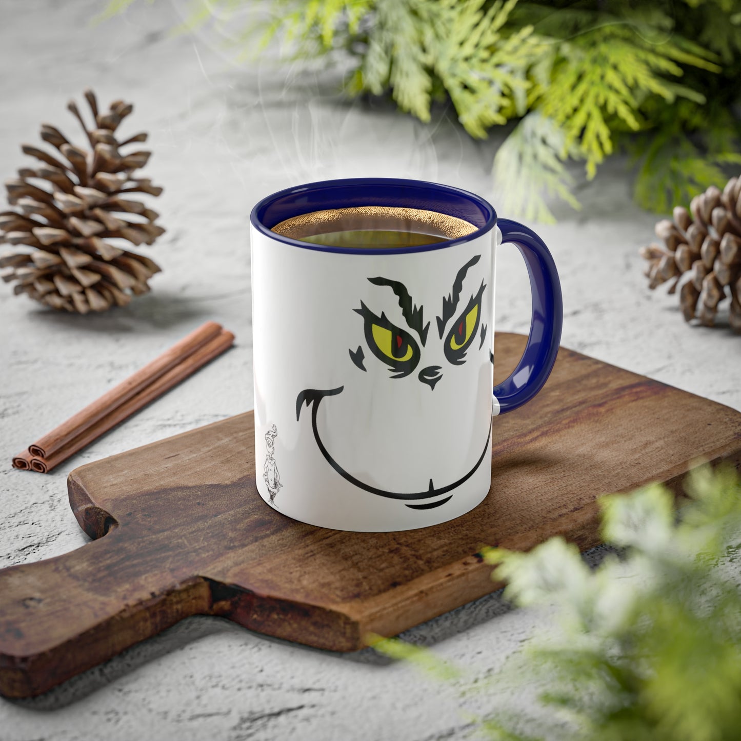 Grinchie Christmas Mug, 11oz, Accent Colors