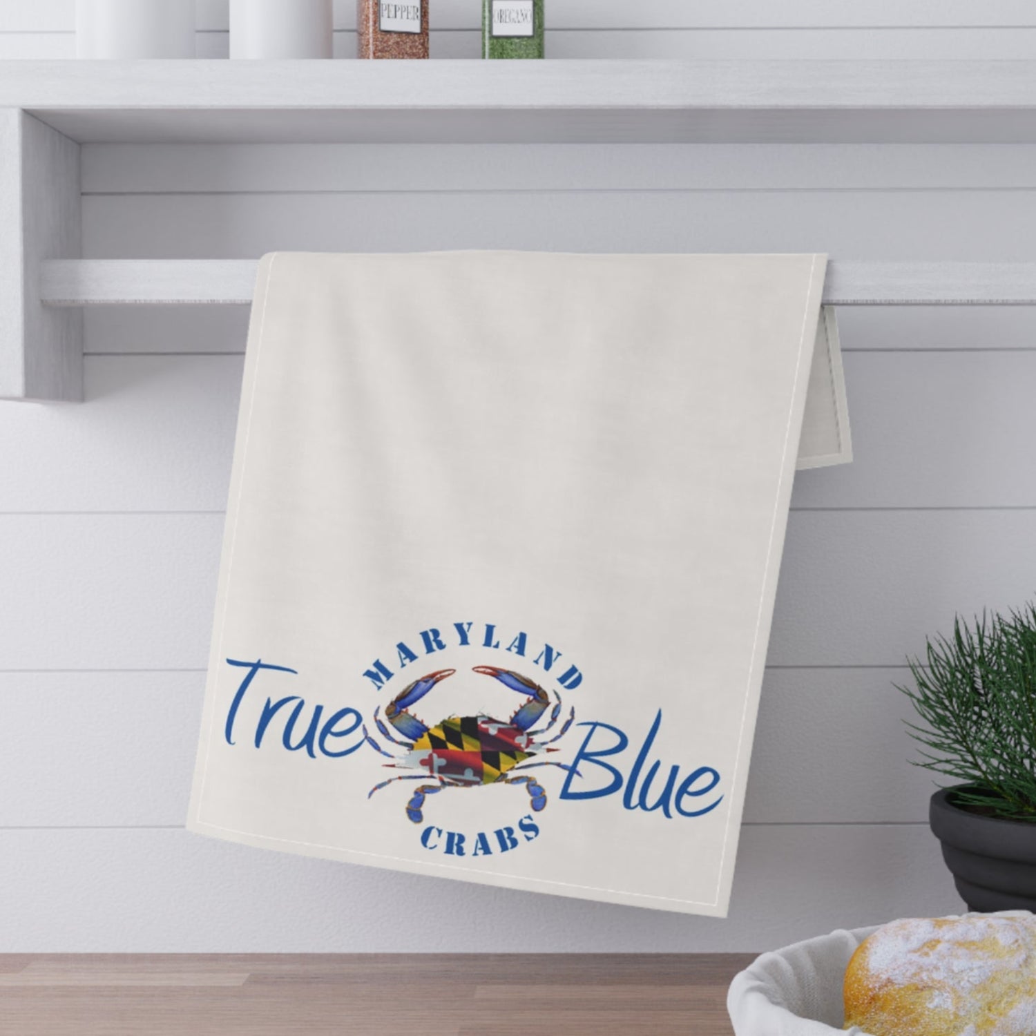 Blue Crab Dish Towel