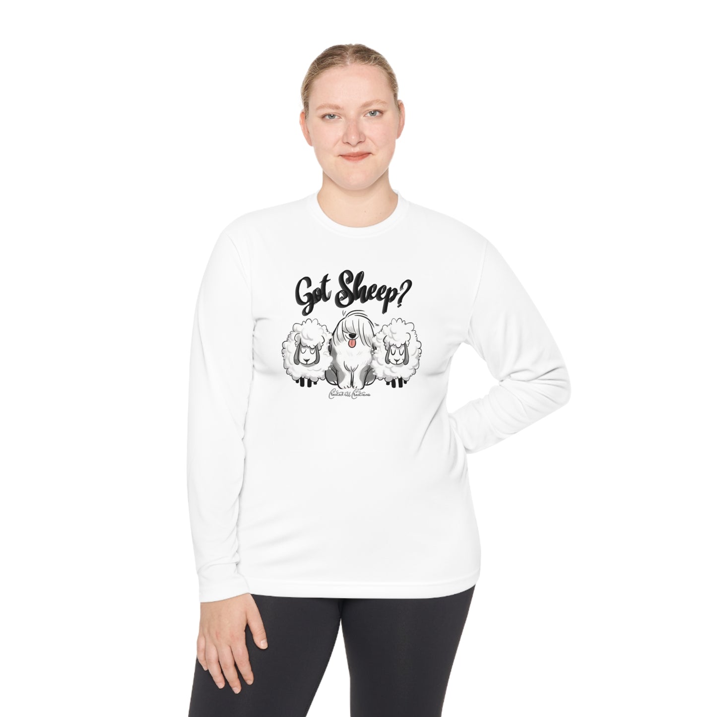 Shirt, Unisex, Old English Sheepdog, Long Sleeve Lightweight Shirt, Got Sheep Graphic, Sheepie Clothing