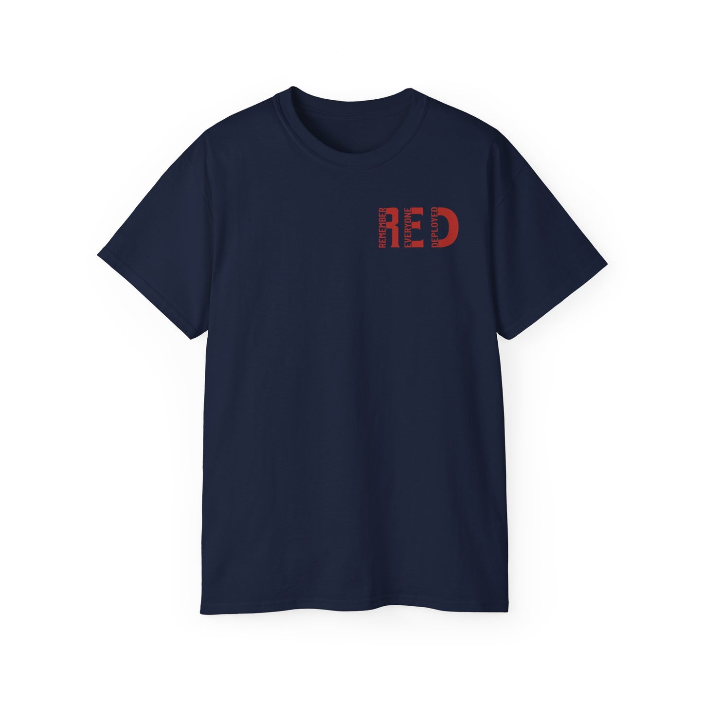 RED, Remember Everyone Deployed, Cotton/Polyester T-Shirt