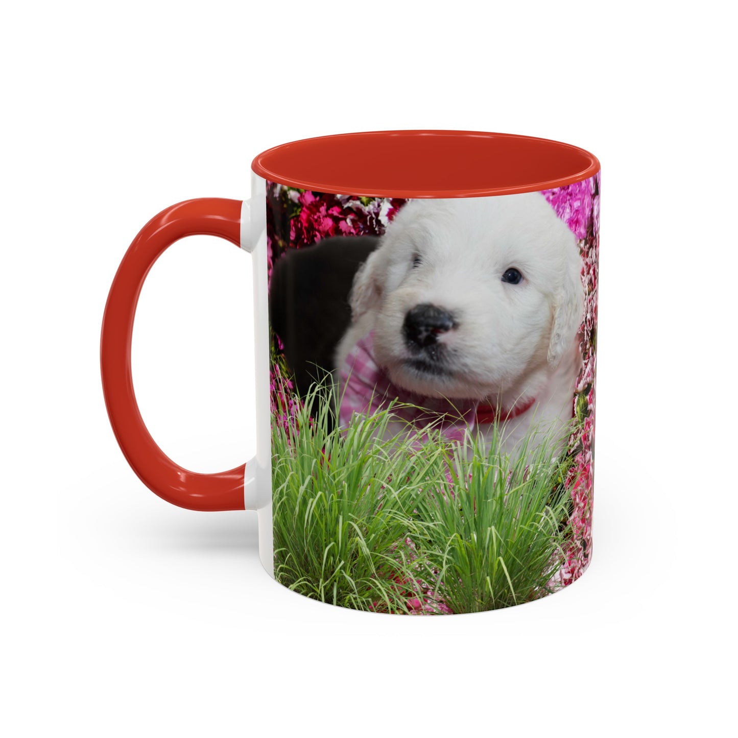 Old English Sheepdog Puppies Coffee Mug, 11oz