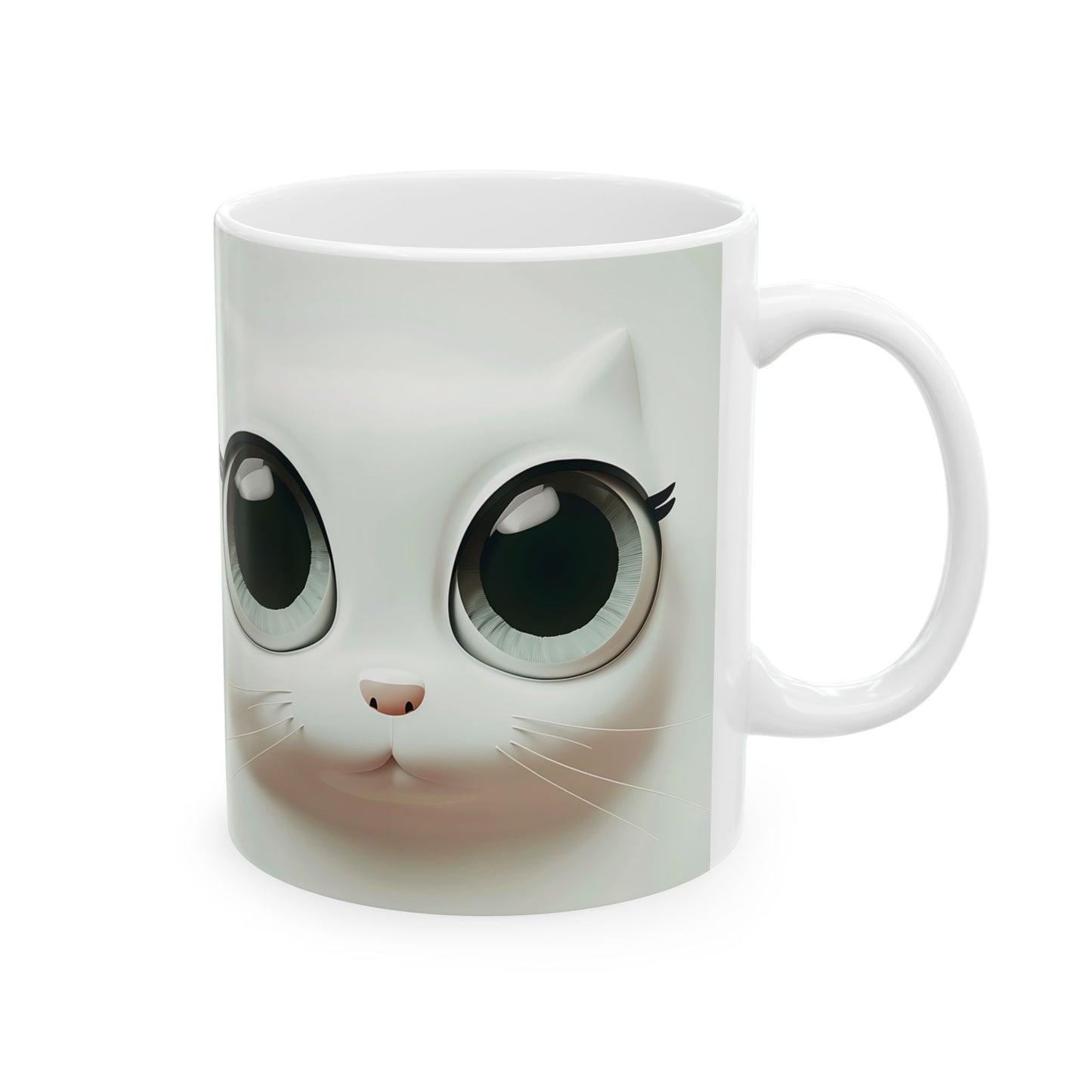 Not Me Kitty Eyes, Ceramic Mug, 11oz, 15oz