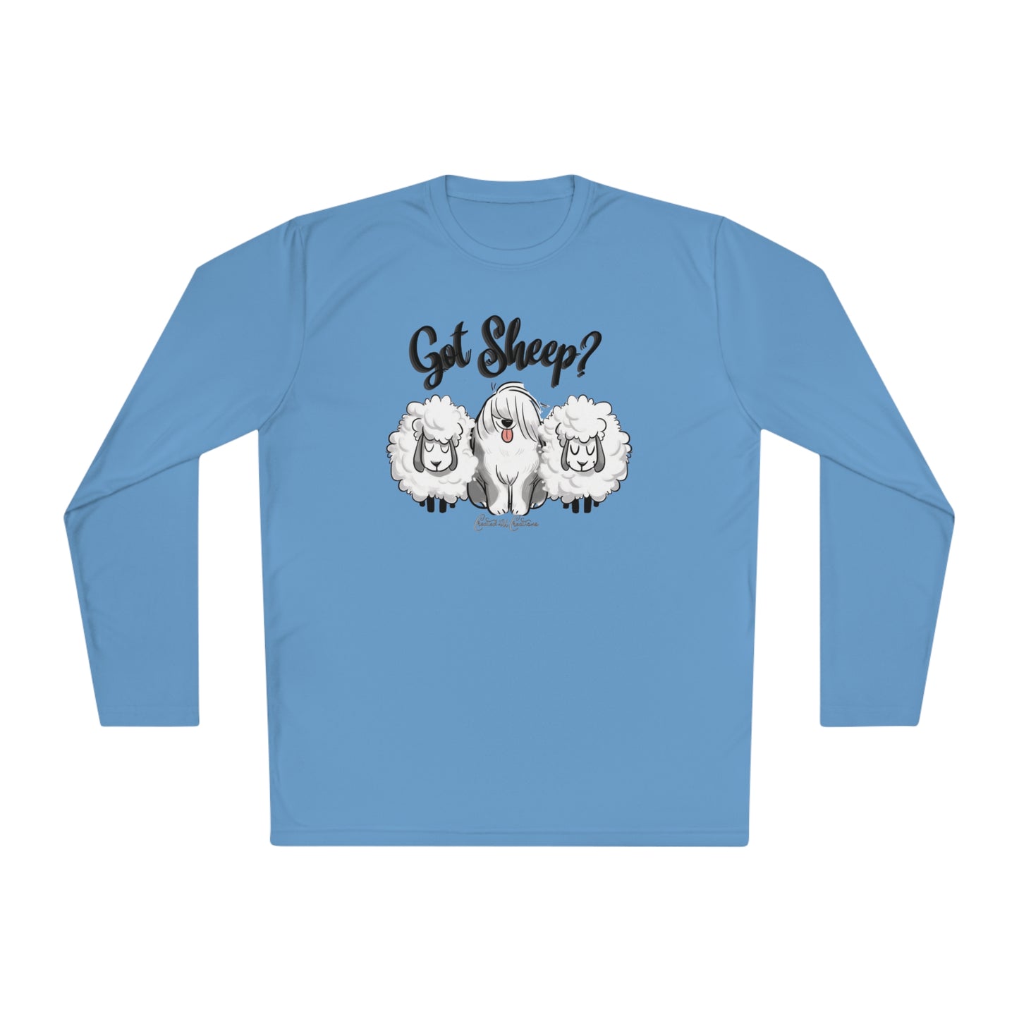 Shirt, Unisex, Old English Sheepdog, Long Sleeve Lightweight Shirt, Got Sheep Graphic, Sheepie Clothing