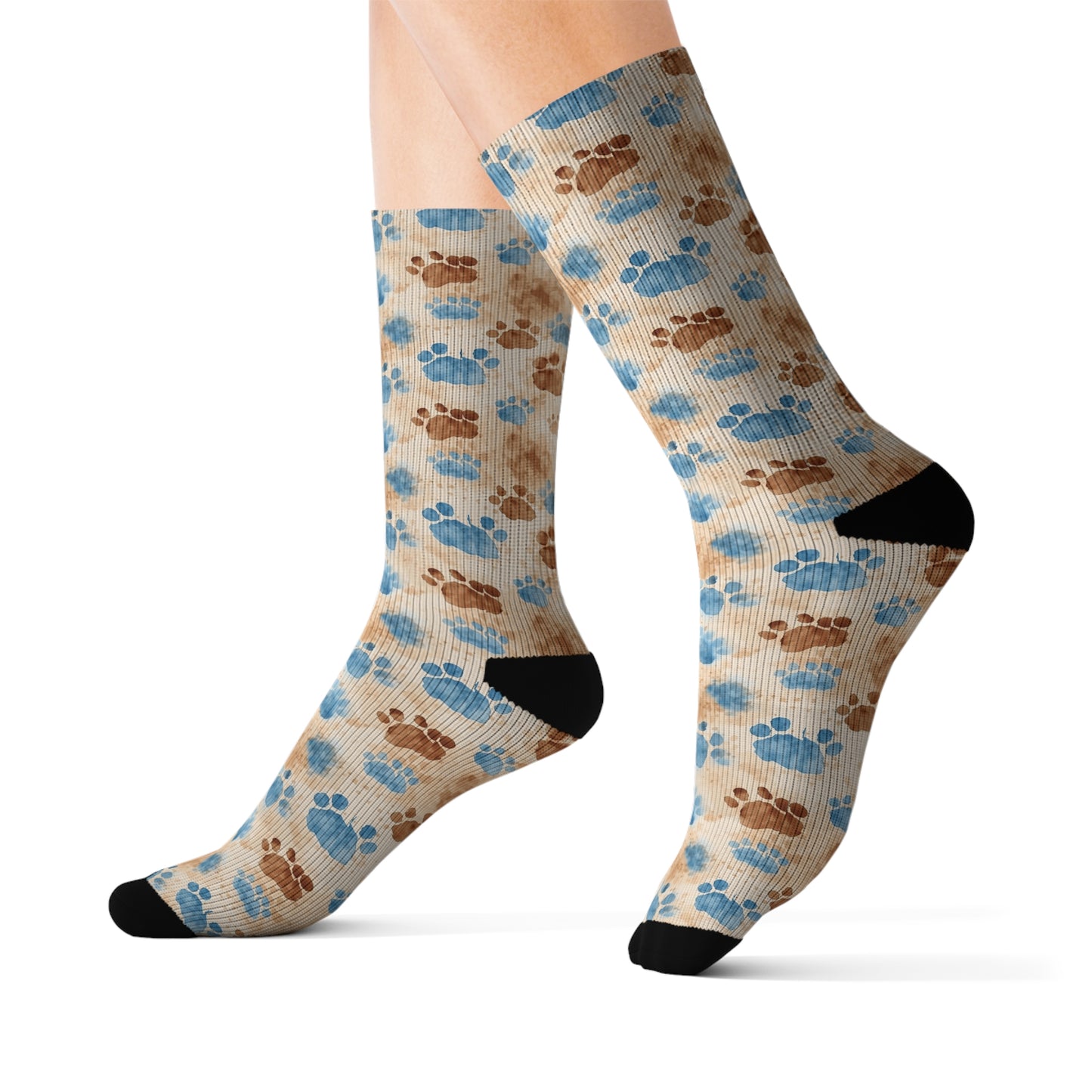 paw print socks