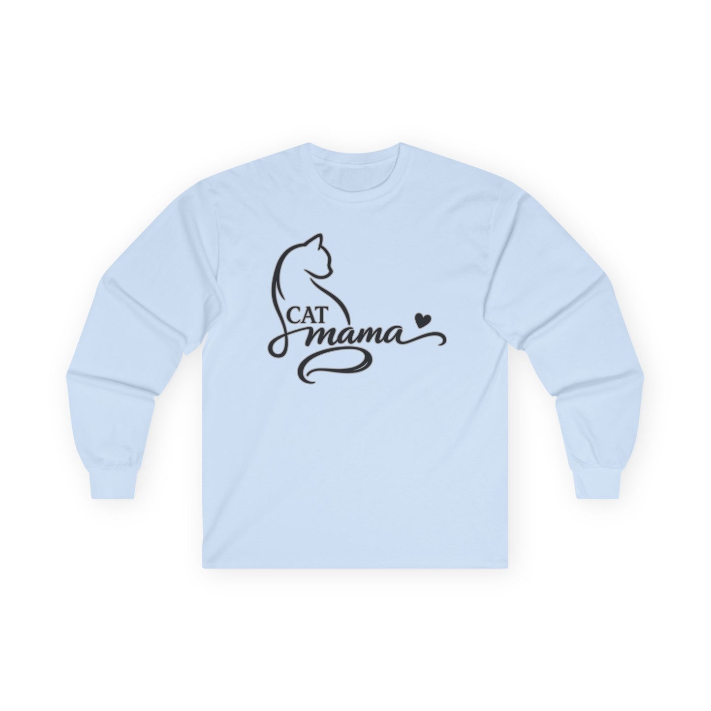 Cat Momma Long-Sleeve Tee - Kitty Cat Lover Long Sleeve Gildan Tee