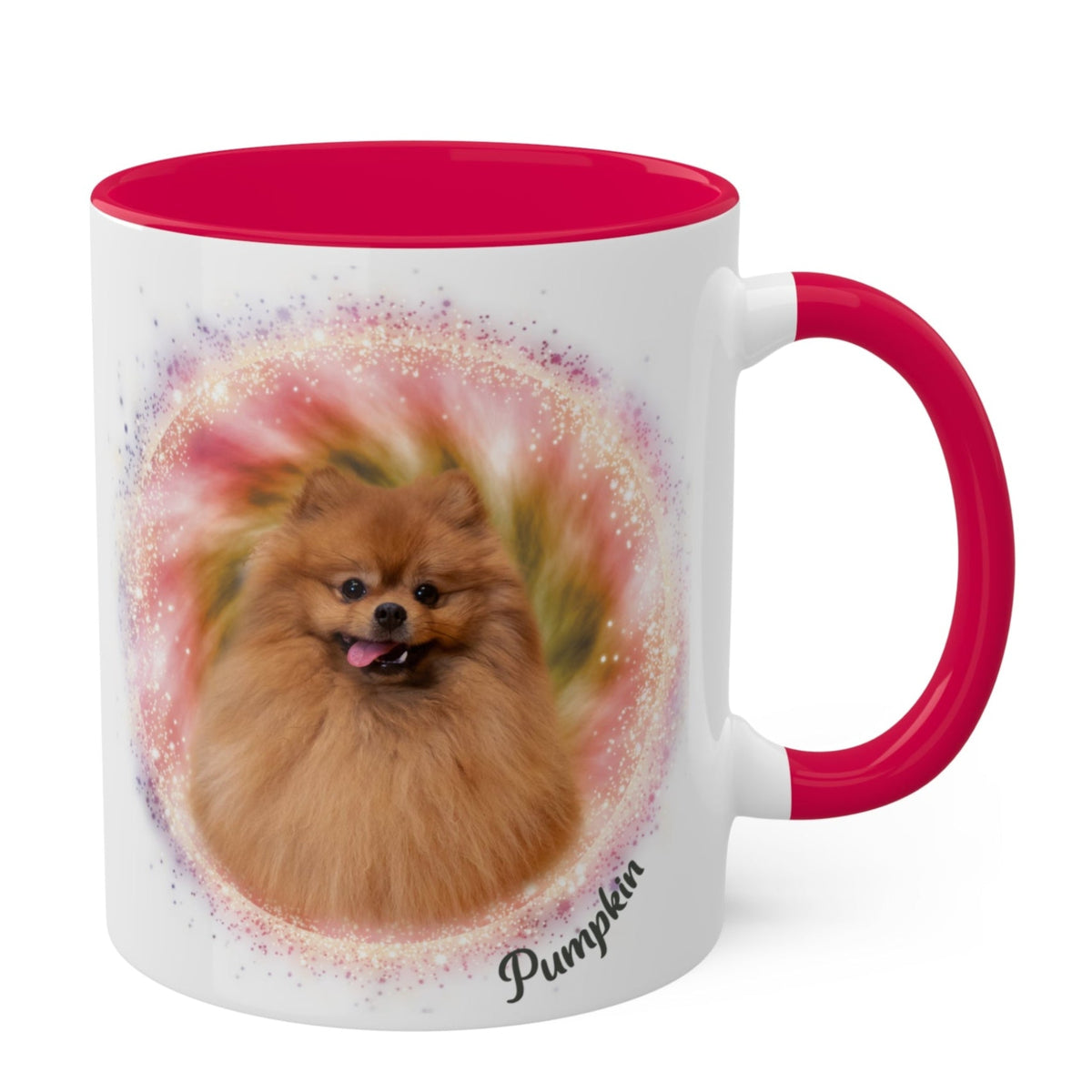 personalized pet photo mug