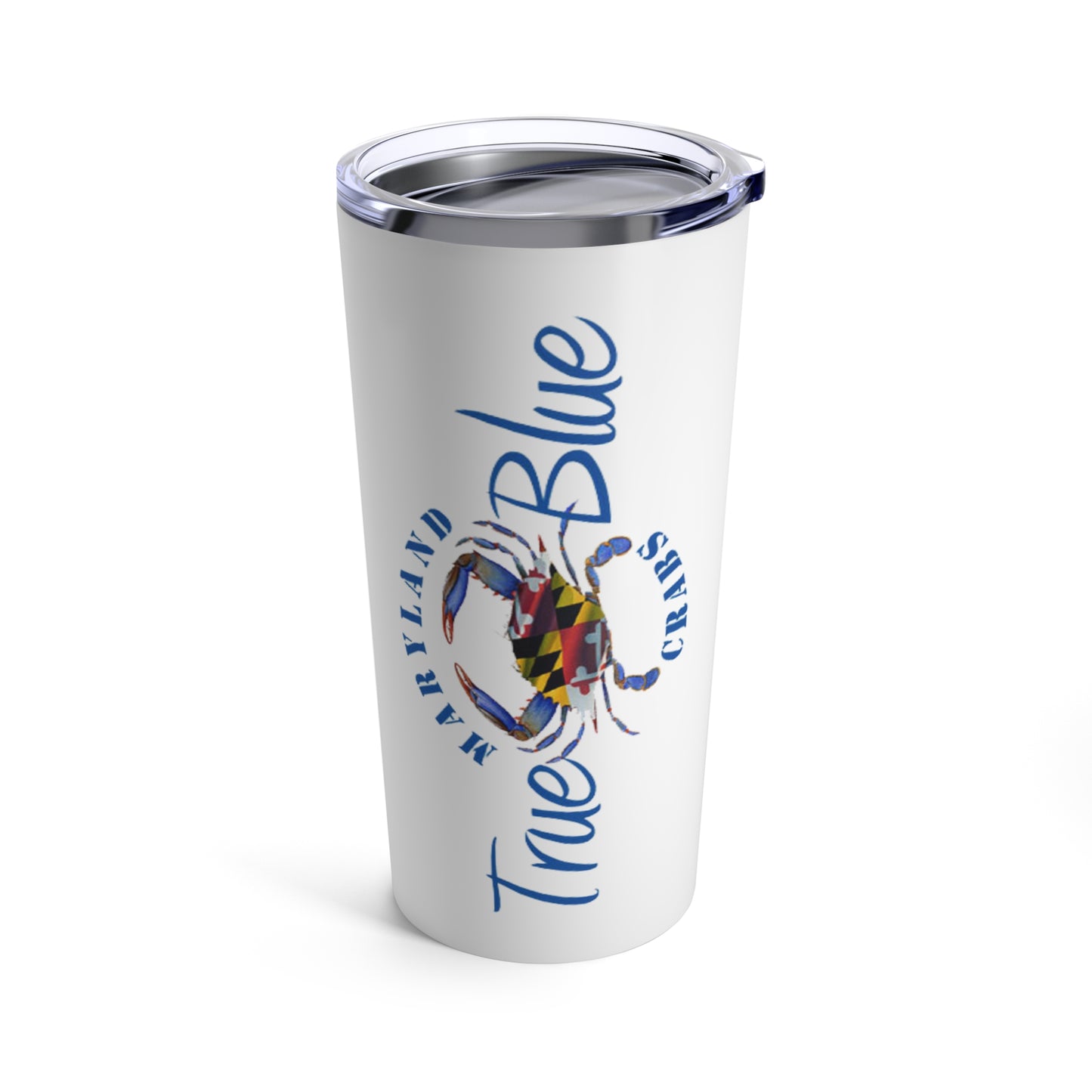 Maryland True Blue Crab, MD Blue Crab, 20oz Insulated Tumbler