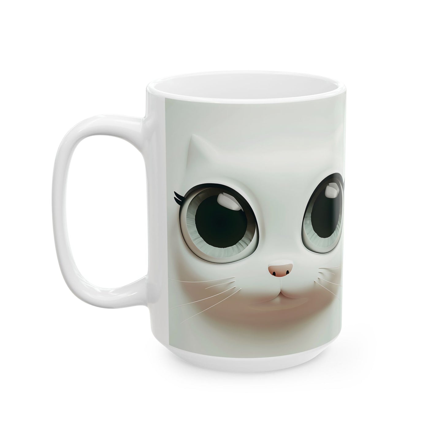 Not Me Kitty Eyes, Ceramic Mug, 11oz, 15oz